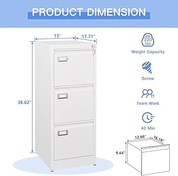 ホワイト メッシュ収納キャビネット 3段 Amazon｜FunFun キャビネット 収納 スチール メッシュ VINS